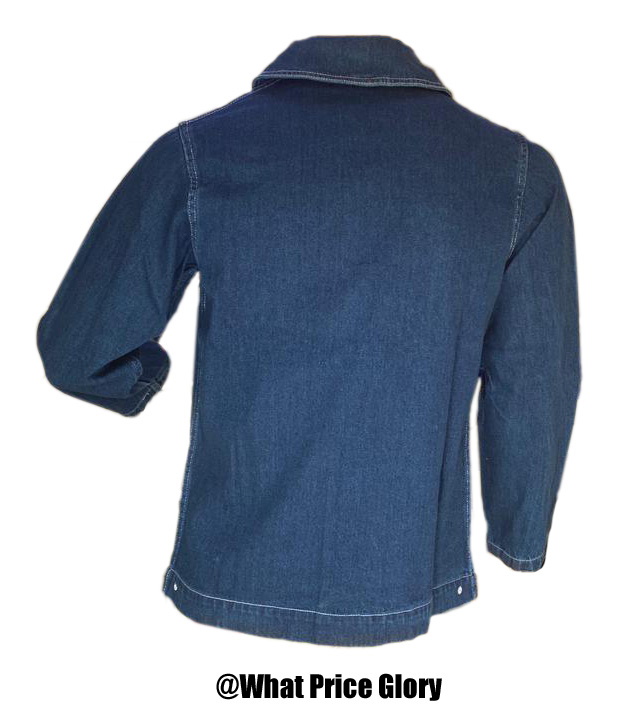 US Navy WWII Shawl Collar Denim Jacket | WPG